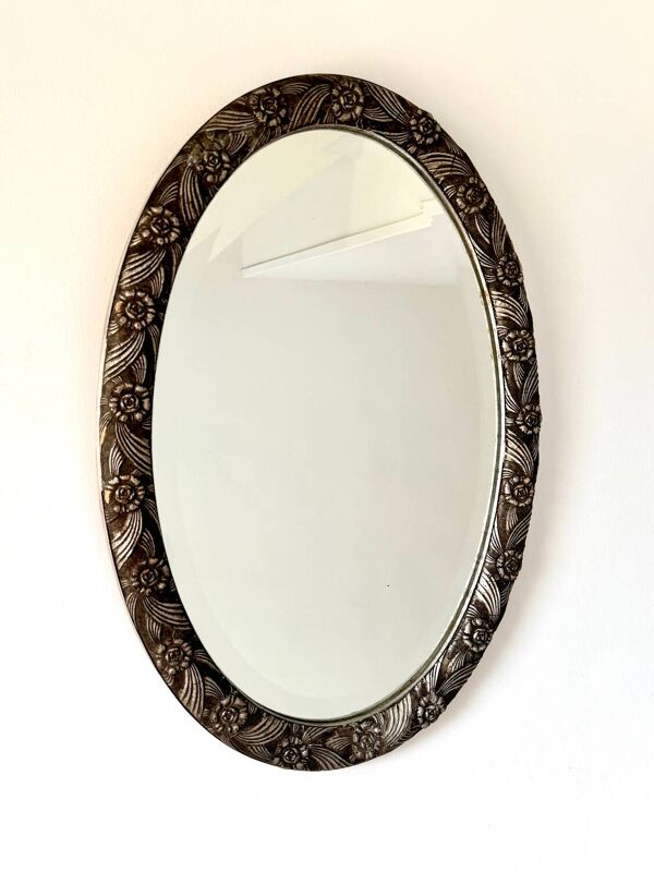 Miroir biseauté Art Déco, vers 1940