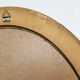 Vintage oval giltwood mirror – Hollywood Regency, Belgium, 1970s