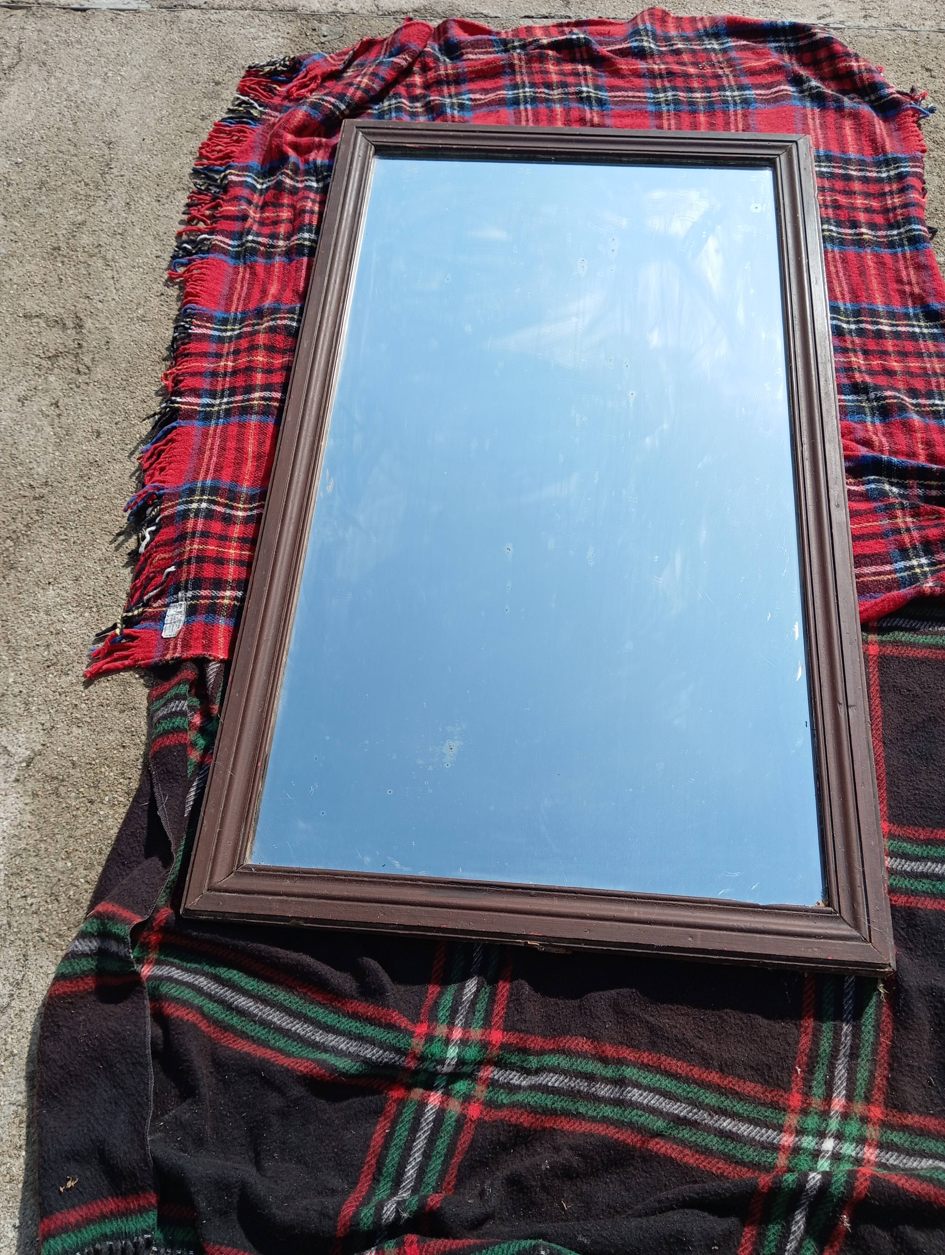 ANTIQUE FIREPLACE MIRROR