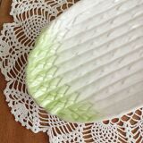 Ravier, small dish in slip, asparagus