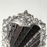 Mirror solid beech wood carved by hand