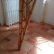 Vintage rattan dining table