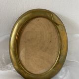Old brass photo frame