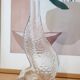 Zoomorphic glass decanter fish