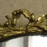 Gold bronze center tray 19th mirror mercury