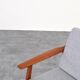 Fauteuil en teck danois des années 1960.
