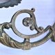 Patinated bronze chandelier mirror early twentieth century