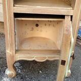 Solid oak bedside table