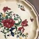 Decorative plate earthenware of Salins France decoration Strasbourg