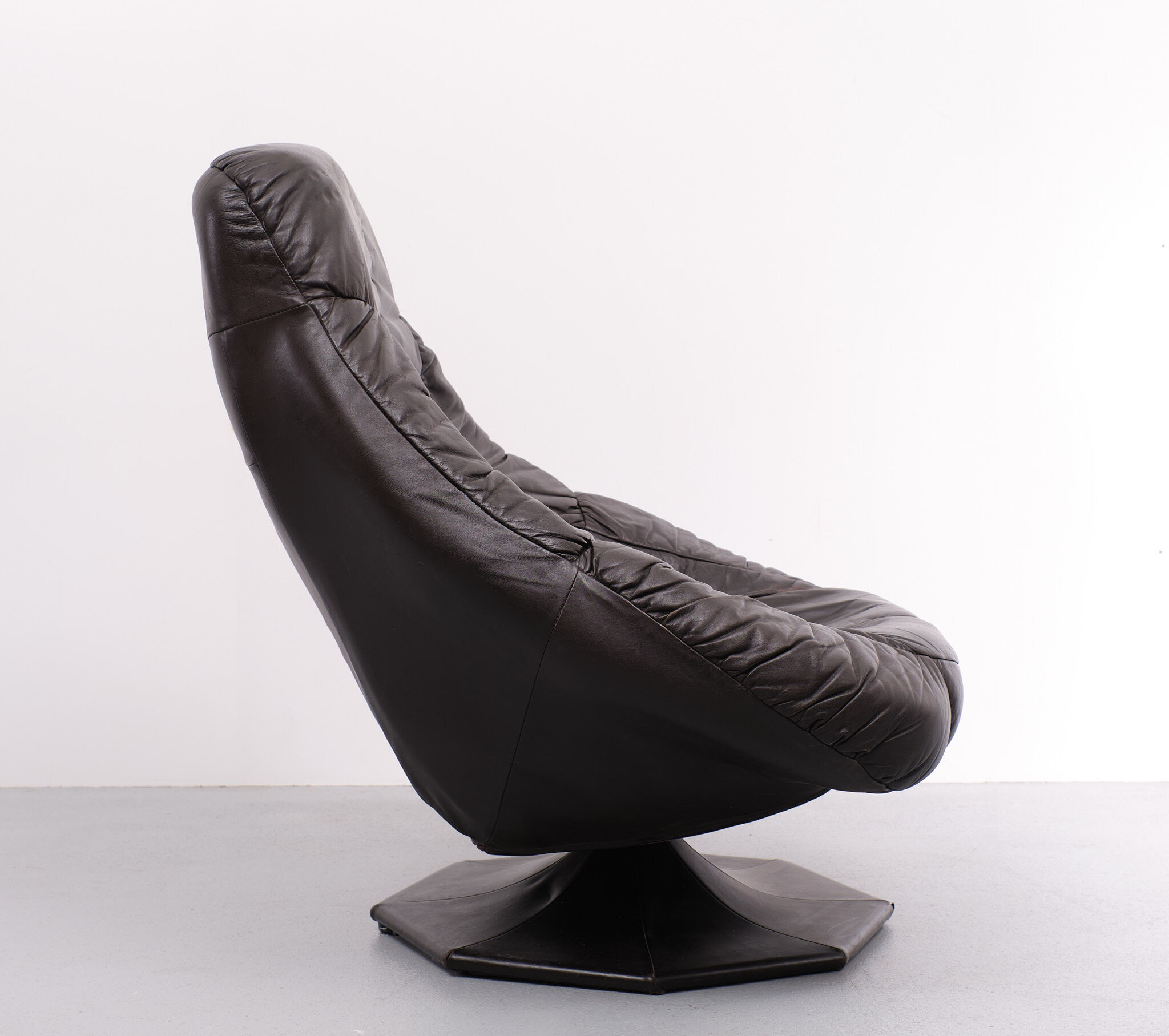 Mocha Color Lounge Chair 1970s