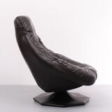 Mocha Color Lounge Chair 1970s