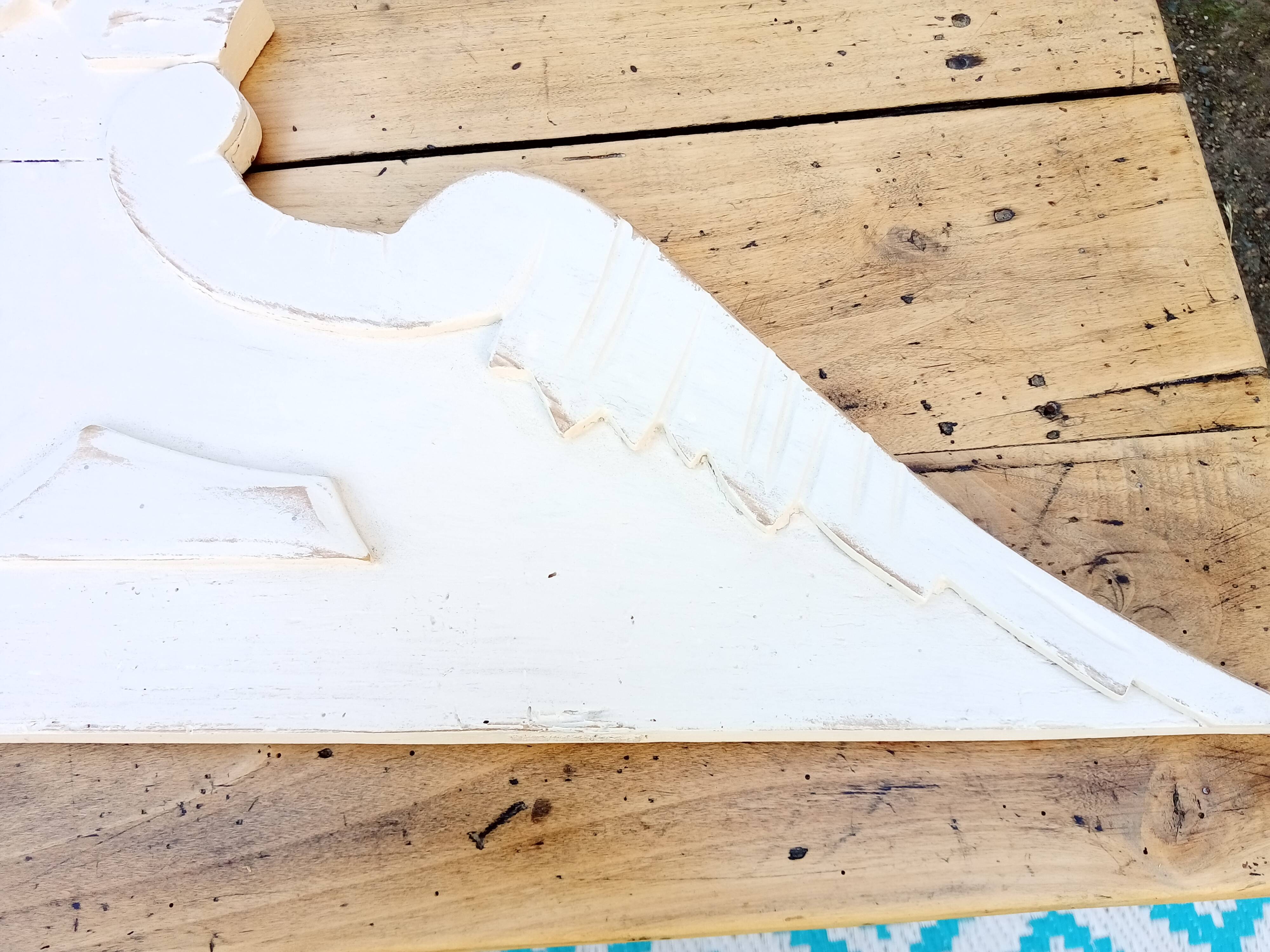 Old patinated cornice