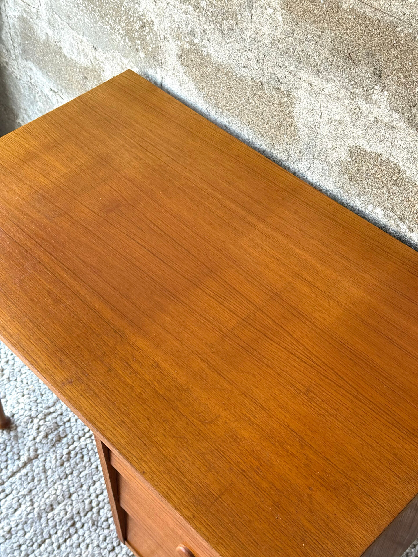 Bureau scandinave vintage en teck, 1960/70