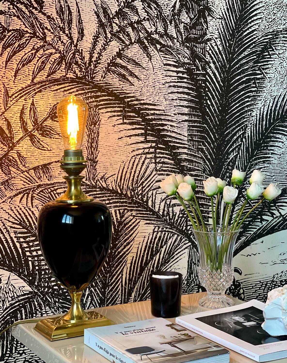 Lamp base Maison Le Dauphin 1980.