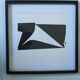 Tableau Vintage Art Optique - Victor Vasarely - Frame 40x40cm