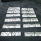 Box of 12 holders triangular lead crystal knives