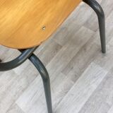 Set of 4 vintage chairs with armrests