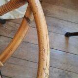 Pair of rattan armchairs