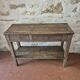 Old wood console