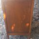 Vintage beech chest of drawers with 3 drawers from the 1950s.