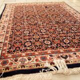 Tapis Indo-Tabriz Vintage Indien, Années 1980, Élégance Artisanale