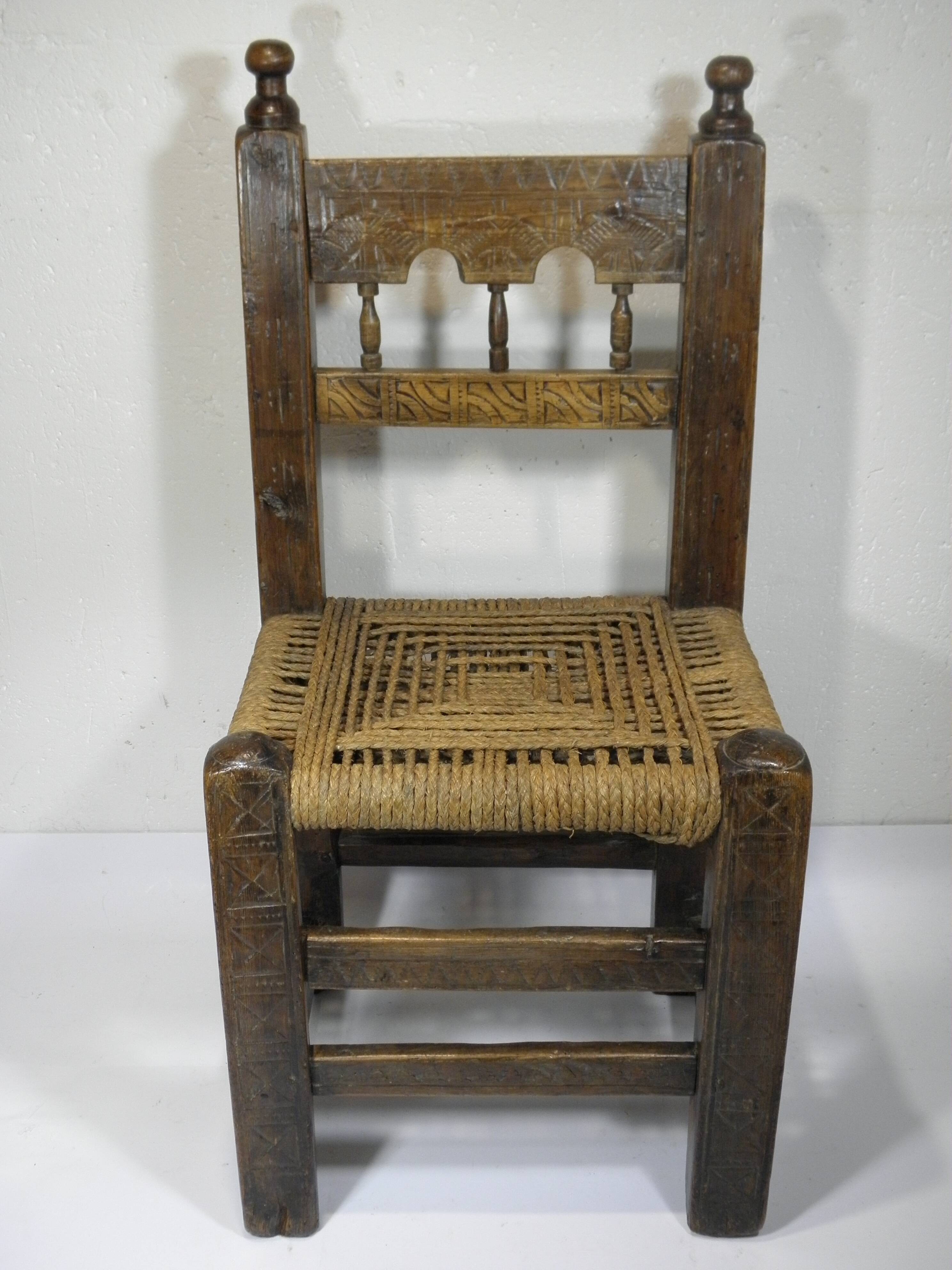 Rustic chair - Folk art - Spain