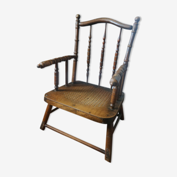 Old seat high chair baby late 19th century