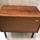 Commode 3 tiroirs laquée placage palissandre