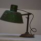 Green industrial lamp