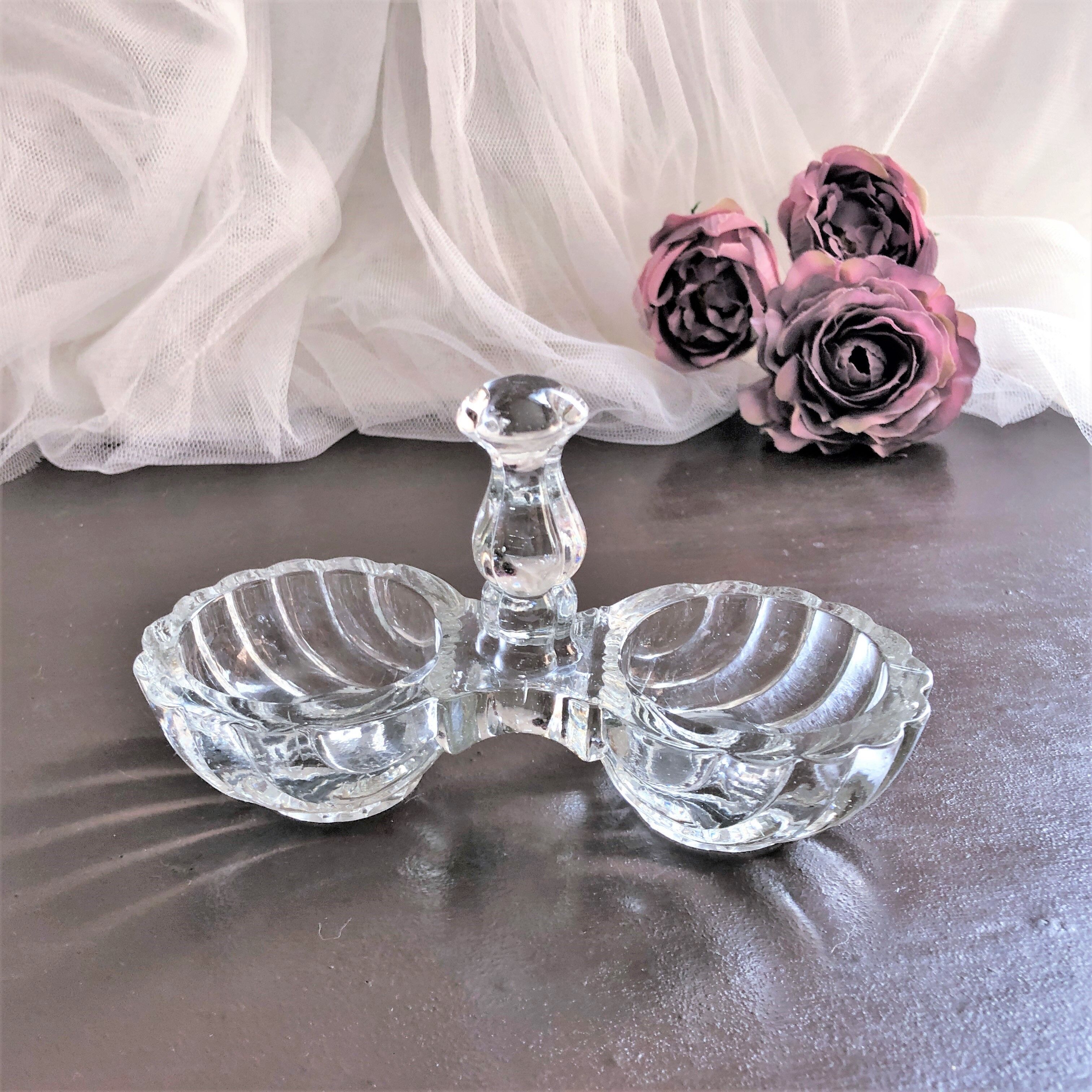 Saleron molded glass 2 compartments