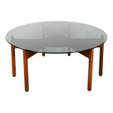 Table Basse en Verre & Teck Grete Jalk