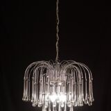 Lady Isabelle Murano Chandelier White Drops, 1980s