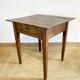 Square farmhouse table in solid oak