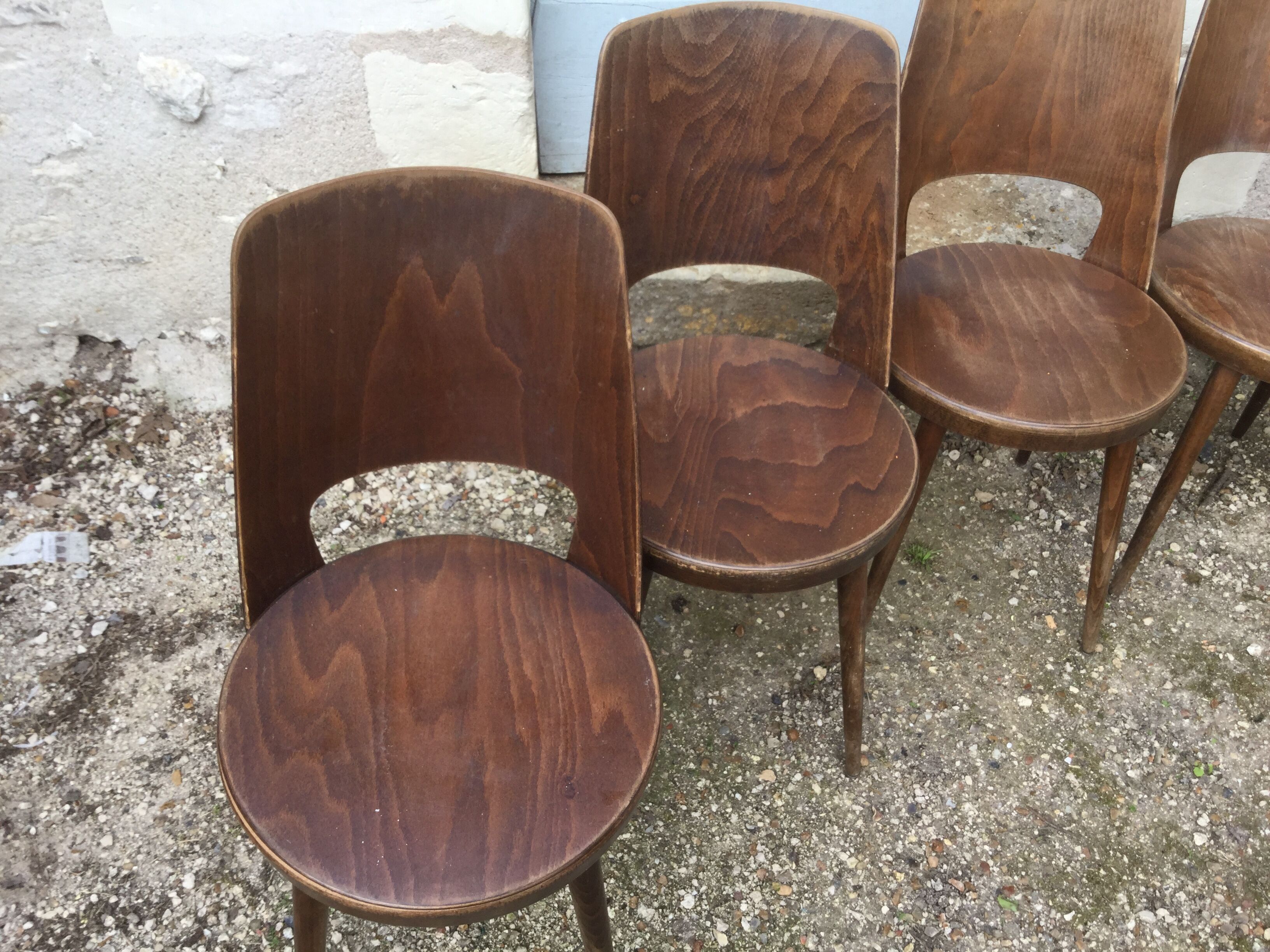 Set of four chairs Baumann Mondor