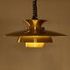 Brass Pendant Light, Denmark 1980s