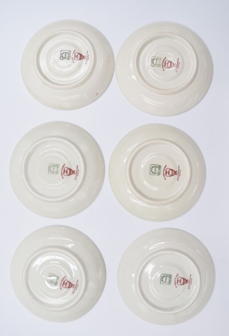 Limoges Haviland porcelain coffee service for Au Vase Etruscan chinese décor