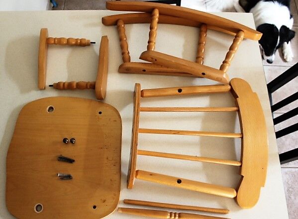 Vintage child rocking chair