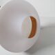 Mid-century modern table lamp in pine and acrylic, Sweden, 1970s