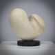 Modernist sandstone sculpture by Ineke van Zuuren, Netherlands, 1980s