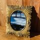 Vintage rectangle sun mirror
