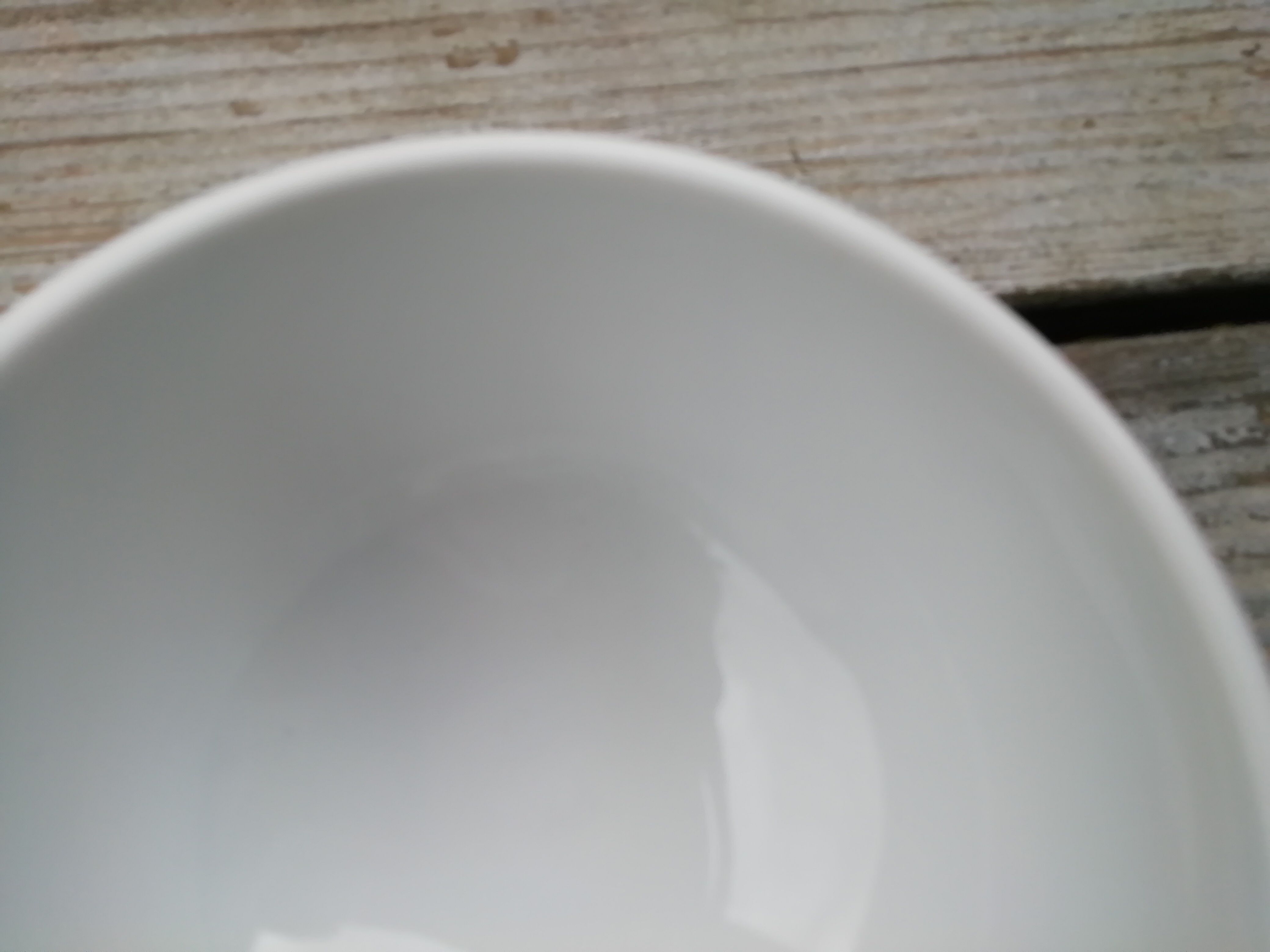 White porcelain bowl