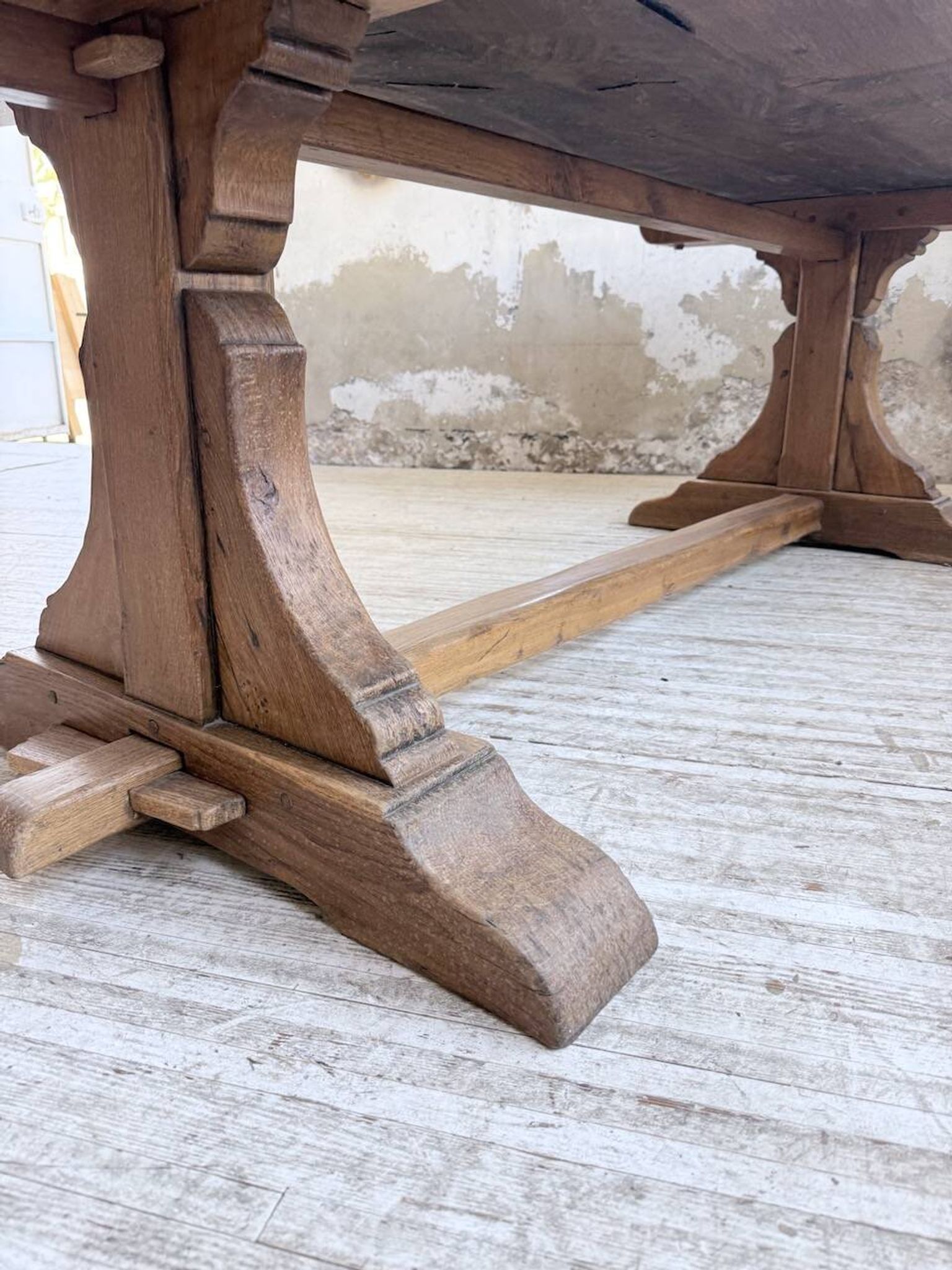 Table monastère chêne 1950 XXL