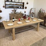 Large farmhouse table with extensions
