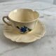 Iron earth tea cup Sarreguemines and Digoin