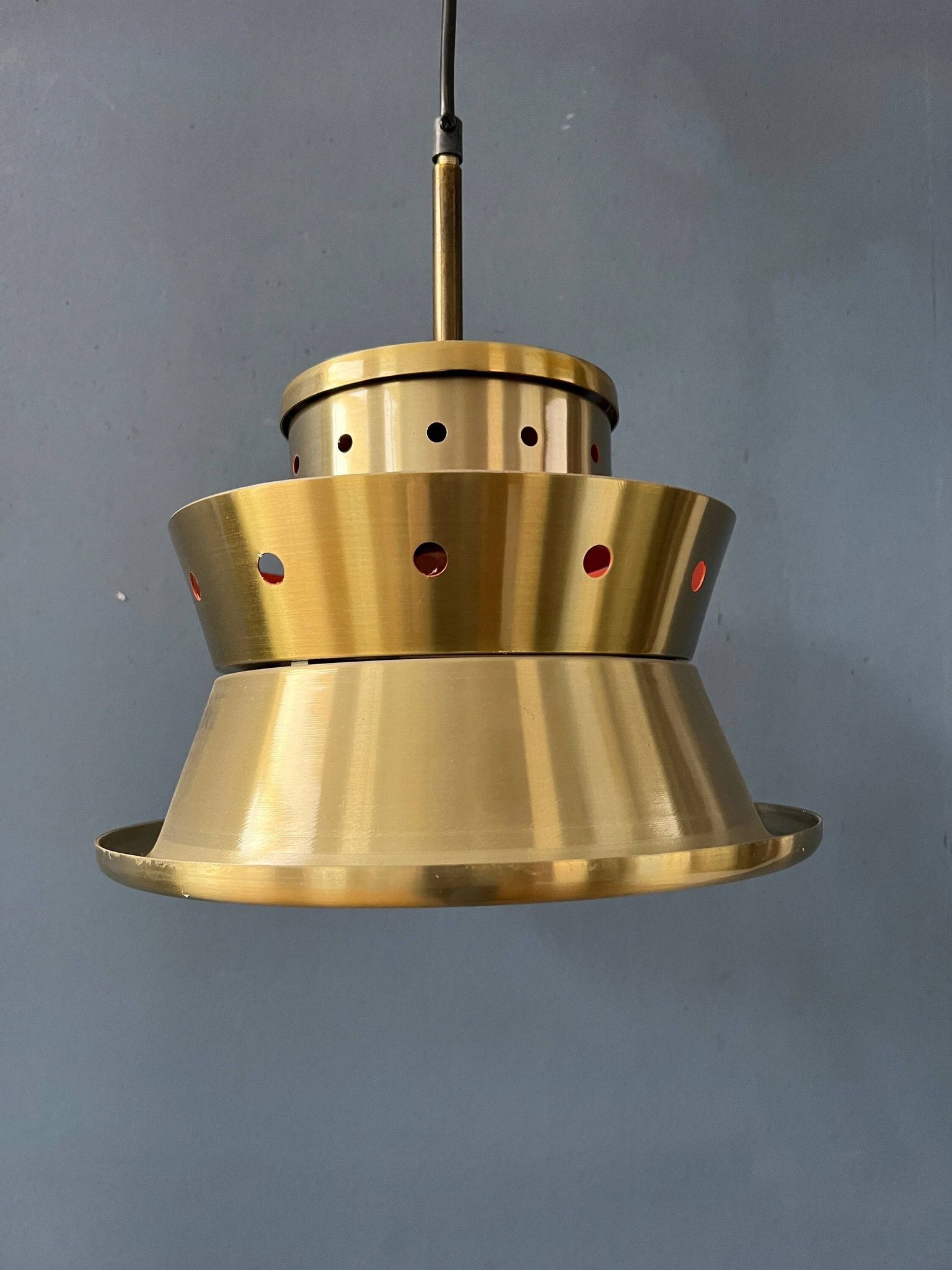 Suspension Space Age metallic Doria Leuchten