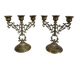 Pair of brass candlesticks
