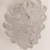 Crystal Glass Sputnik Wall Light by Peill & Putzler, Germany