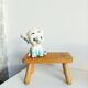 Stool footrest vintage plant holder