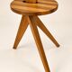 Tripod floor lamp in solid wood - Sweden - 1950