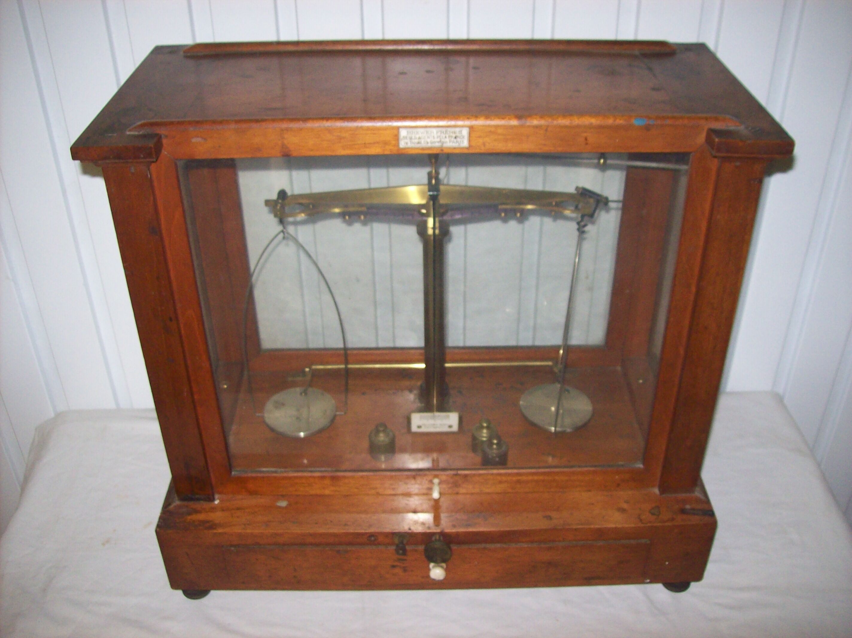 Old pharmacy scale